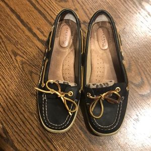Sperry Top Siders leopard size 7